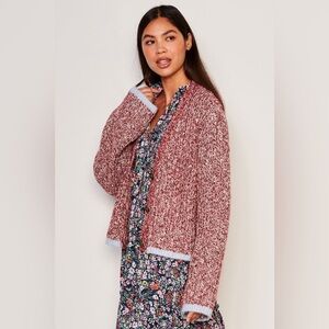 sundry WOMEN'S CARDIGAN SWEATER‎ IN RED ROCK  M